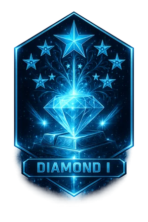 Diamond rank badge