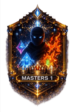 Masters rank badge